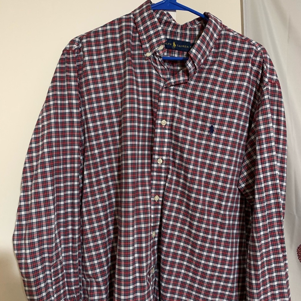 Men’s button down Ralph Lauren Polo dress shirt